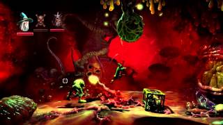 Trine 2 Walkthrough  Goblin Menace Expansion  Belly of The Beast Hard amp Hardcore [upl. by Murrell]