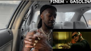 FINEM  GASOLINA  AMERICAN REACTION VIDEO 😮‍💨🔥🔥🔥🫣❤️🫶🏾 [upl. by Ynez]