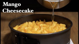 Mango cheesecake  NO BAKE  No OVEN [upl. by Astto]