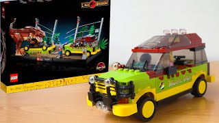 I made the JURASSIC PARK CAR of the new LEGO SET [upl. by Eada976]