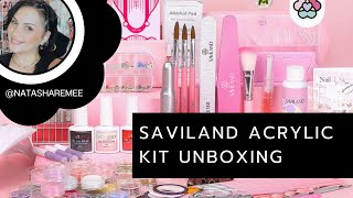 Amazon Finds Saviland acrylic nail kit unboxing amp opinions [upl. by Ylsel]