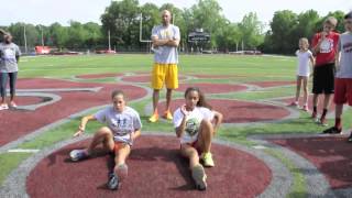 Hurdle Drills Arm and Hip Flexor Focus [upl. by Nylitak]