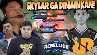 SKYLAR GA DIMAINKAN  TERKEJUT  RRQ VS REBELLION MATCH 1  MPL S13 [upl. by Eehtomit399]