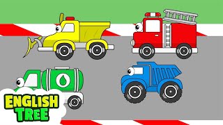 Truck Song  Colors and Trucks More Vehicle Songs by English Tree TV [upl. by Alleen]