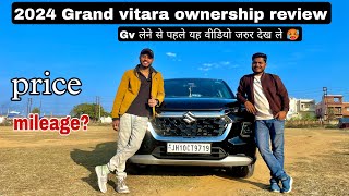 2024 Grand Vitara Ownership Review 🔥  Grand Vitara pros and cons  GV लेने से पहले यह देख लो 🥵 [upl. by Abroms]