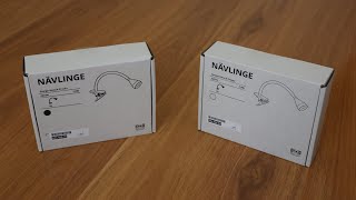 IKEA NAVLINGE  LED Light Clip on Light Unboxing [upl. by Llerej]