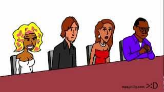 American Idol 2013  Nicki Minaj Goes OFF On Mariah Carey CARTOON PARODY [upl. by Wiskind]