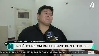 ELNOTICIERO la robótica misionera es premiada en el mundo [upl. by Ramoj]