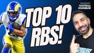 Top 10 Fantasy Football Running Backs 2024 Must Draft RBs [upl. by Nohs957]