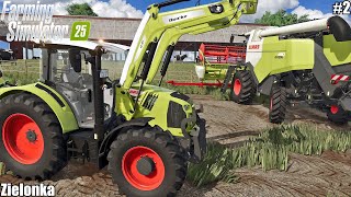 FS25  BUYING TRACTORS and EQUIPMENT Starting Work with WHAET HARVESTING│Zielonka│FS 25│2 [upl. by Tamis]