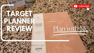 Target Undated Planner Review New Planner planwithme [upl. by Aihsa615]