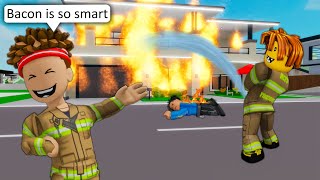 FIREFIGHTER SCHOOL 🔥  ROBLOX Brookhaven 🏡RP  FUNNY MOMENTS [upl. by Groeg604]