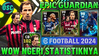 EPIK BARU BARESI amp MAICON  GACHA BORONG EPIC ITALIAN GUARDIAN RACIKAN amp STATISTIK TERBAIK EFOOTBALL [upl. by Alyacim]