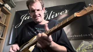 James Oliver D major blues rock guitar [upl. by Ahiel]