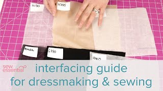 Interfacing for Dressmaking  What to Choose and How To Use it [upl. by Jeffrey]