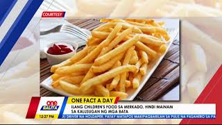 Masustansyang pagkain para sa mga bata  ONE BALITA [upl. by Narag]