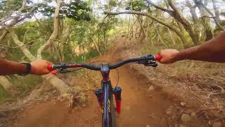 2022 Kona Honzo ESD 275 vs Hawaiian MTB trails [upl. by Acirehs]