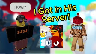 SNEAKING into LCLCS PRIVATE SERVER in Pet Simulator 99 [upl. by Tlihcox952]