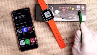 How To Smart Watch T900 Ultra 2 App Download [upl. by Suhpoelc494]