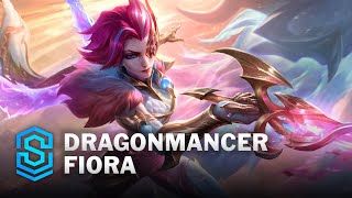 Dragonmancer Fiora Skin Spotlight  League of Legends [upl. by Berner]