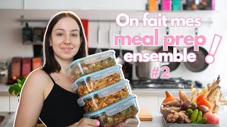 On prépare mes repas pour la semaine  MEAL PREP 2 [upl. by Ennaxxor441]