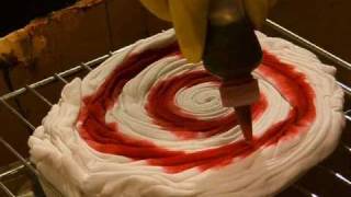 How to TIE DYE a simple spiral swirl design [upl. by Katherin238]