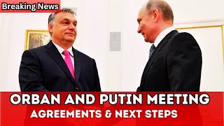 Orban amp Putin Meeting At The Kremlin [upl. by Llenrac]