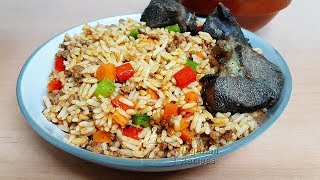 BEEF MINCE JOLLOF RICE  Flo Chinyere [upl. by Steck964]