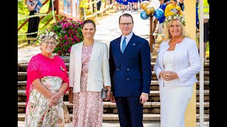 Royals attend National Day Sweden 2024 In Nykvarn royalty [upl. by Yadrahc162]