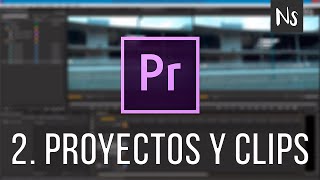 Curso Premiere CS6CC  2 Proyectos secuencias y clips [upl. by Vieva]