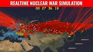 US Nuclear War Simulation in REALTIME [upl. by Billat885]