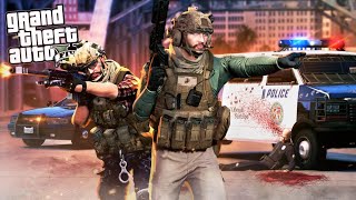 HUNTING CORRUPT COPS AS SPECIAL FORCES in GTA 5 RP [upl. by Yellat]