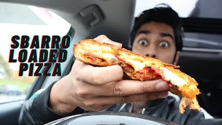 Sbarro Loaded Sausage and Pepperoni Pizza is UNDERRATED [upl. by Enomyar]