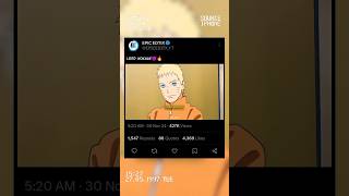 LORD HOKAGE😈🔥  Naruto Edit  shorts shortsfeed anime viral youtube youtubeshorts [upl. by Arolf747]