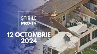 Știrile PRO TV  12 Octombrie 2024 [upl. by Atnoed]