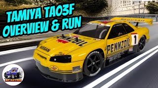 e282 Tamiya Nissan NISMO Pennzoil TA03F Build Overview amp RUN [upl. by Debor]