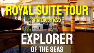 Explorer of the Seas Royal Suite Tour  Stateroom 1620  Royal Caribbean [upl. by Nisa93]