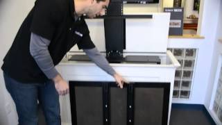 Installing TV In Touchstone TV Lift Cabinet  Whisper Lift II [upl. by Sitoel615]