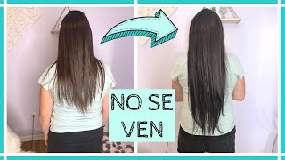 CÓMO Poner EXTENSIONES DE CLIP ¡SIN QUE SE NOTEN [upl. by Akinahs990]