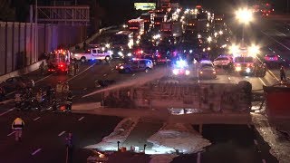 HackensackNJ Fire Department Overturned Tanker Truck 10517 [upl. by Charbonnier]