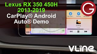 Lexus RX 350 450H 2013 2014 2015 2016 2017 2019 VLine VL2 Demo wireless CarPlay Android Auto LEX78 [upl. by Nemajneb]