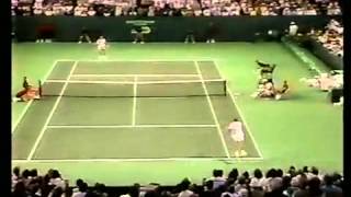 mecirlendl best point ever around the netreferee and ball boy [upl. by Trebled602]