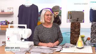 Sewing Street Live  17012024  SEW GIRL POPPY COCOON DRESS  Fiona Hesford is back [upl. by Longmire]