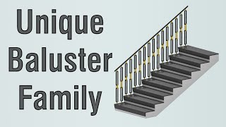 How to Model Baluster Family for Railings in Revit 2024 revit [upl. by Sarena]