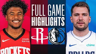 ROCKETS at MAVERICKS  FULL GAME HIGHLIGHTS  April 7 2024 [upl. by Khichabia]