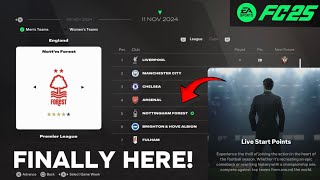 NEW LIVE START POINTS IN FC25 CAREER MODE  Can I save Wolves from Relegation [upl. by Tait]
