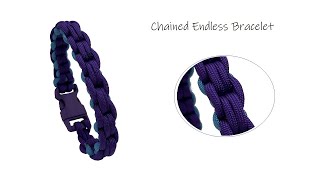 StepbyStep Weave an Endless Chain Paracord Bracelet Like a Pro paracordbracelet [upl. by Adnoyek]