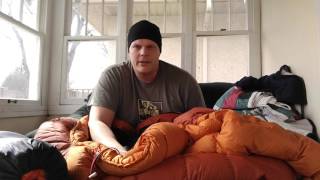 Sleeping bag comparison REI Marmot Enlightened Equipment [upl. by Chretien918]