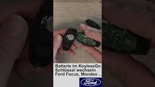 Ford Batterie im Keylessgo Schlüssel wechseln automobile autoreparatur [upl. by Stiles]