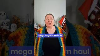 YARN MEGA HAUL 😲🧶💗 crochet knit yarn craft yarnhaul diy viral shorts fyp [upl. by Lasky]